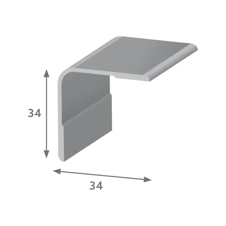 R 2130 - Cantoneira 34x34mm para uso interno e reforço nas abas