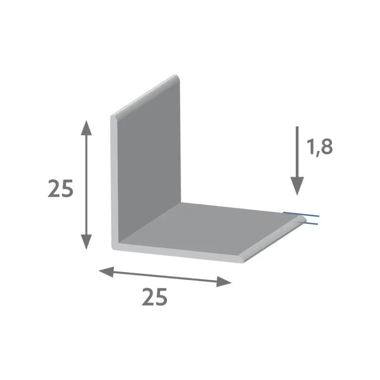 R 4003 - Cantoneira 25x25x1,8mm