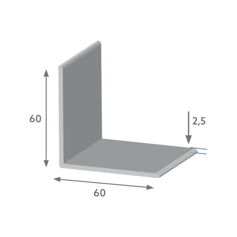 R 4031 - Cantoneira 60x60x2,5mm
