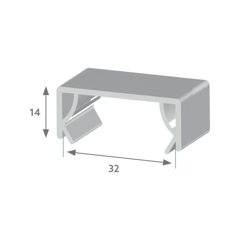 R 4038 - Perfil para encaixe de chapas
