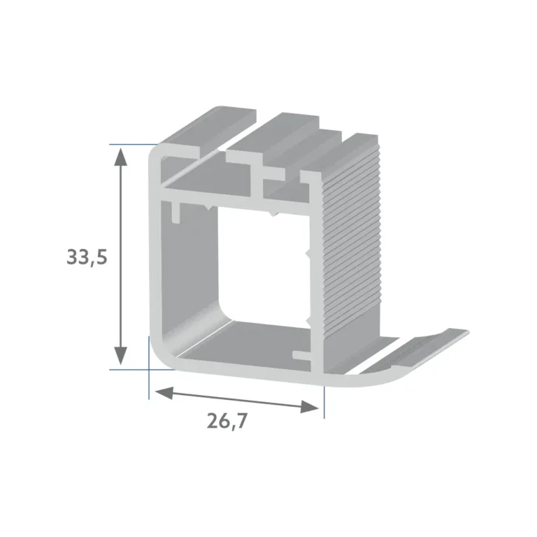 R 4127 - Perfil para montagem de porta
