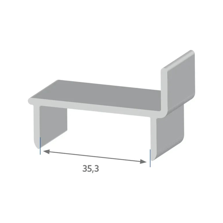 R 9027 - Perfil para montagem de divisória